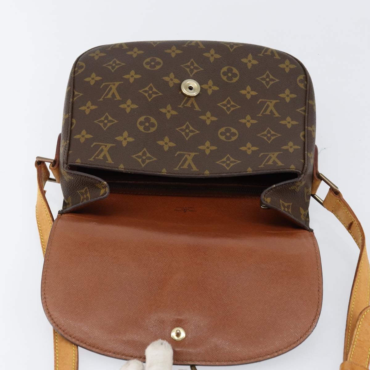 LOUIS VUITTON Monogram Saint Cloud GM Shoulder Bag Vintage M51242 LV Auth 150801