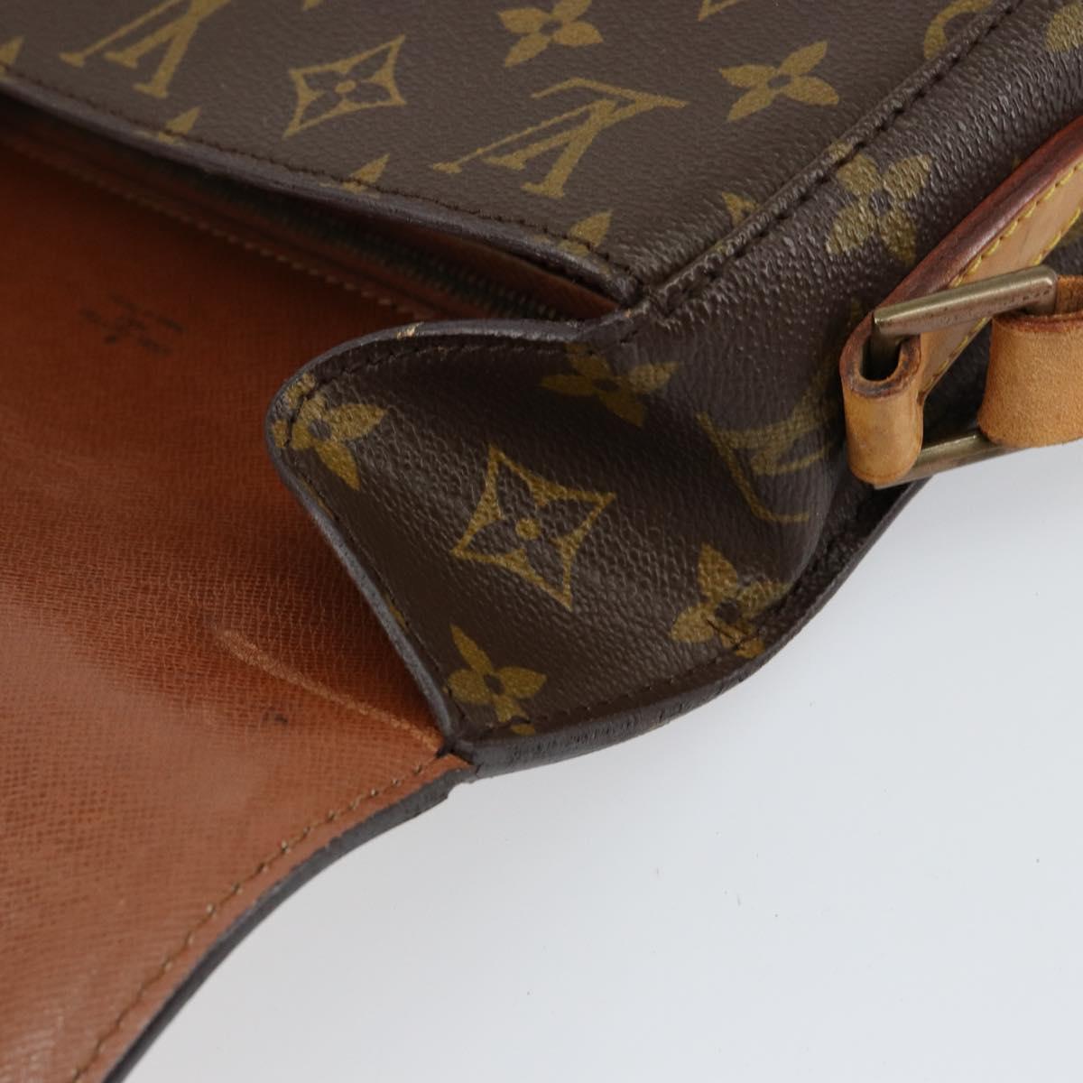LOUIS VUITTON Monogram Saint Cloud GM Shoulder Bag Vintage M51242 LV Auth 150801
