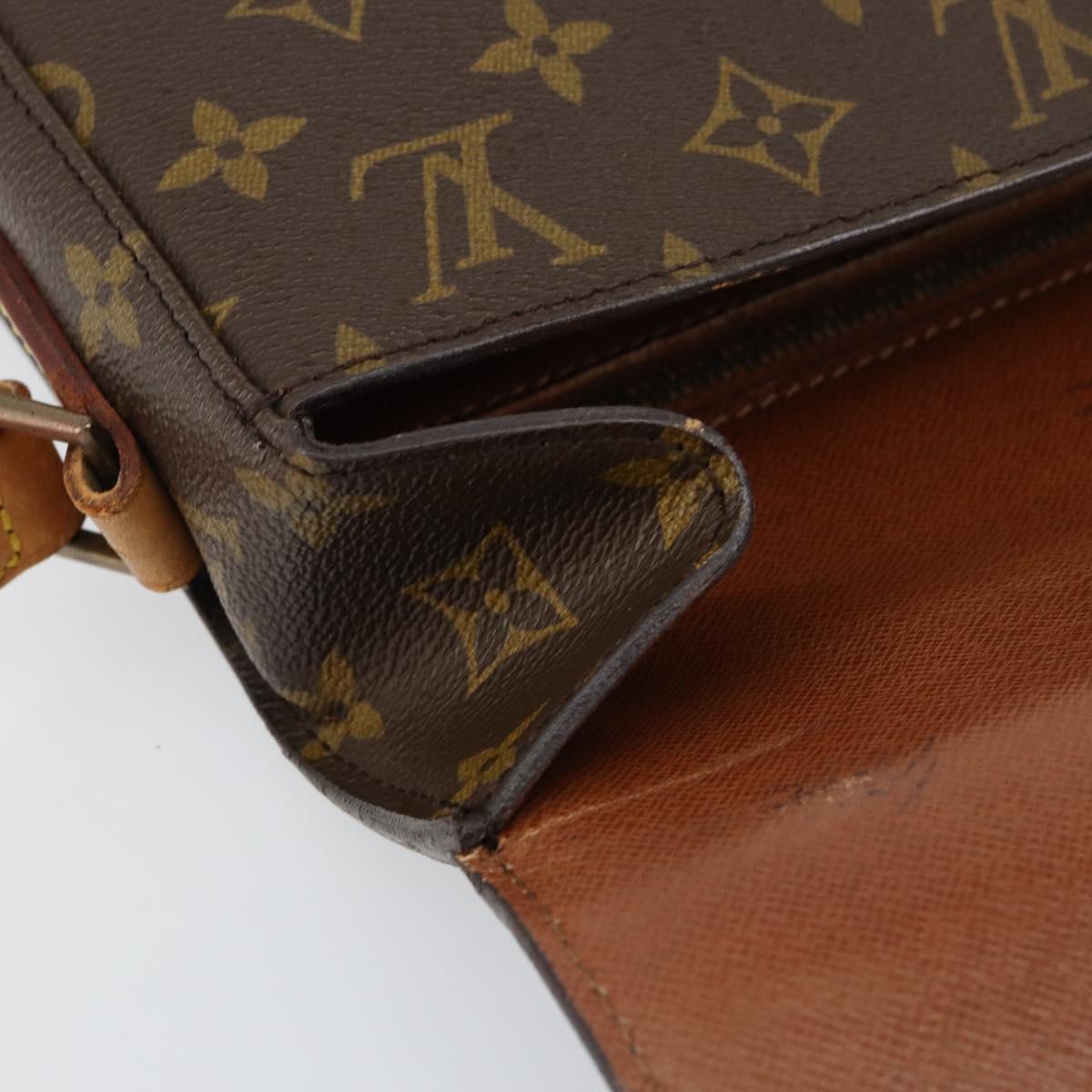 LOUIS VUITTON Monogram Saint Cloud GM Shoulder Bag Vintage M51242 LV Auth 150801