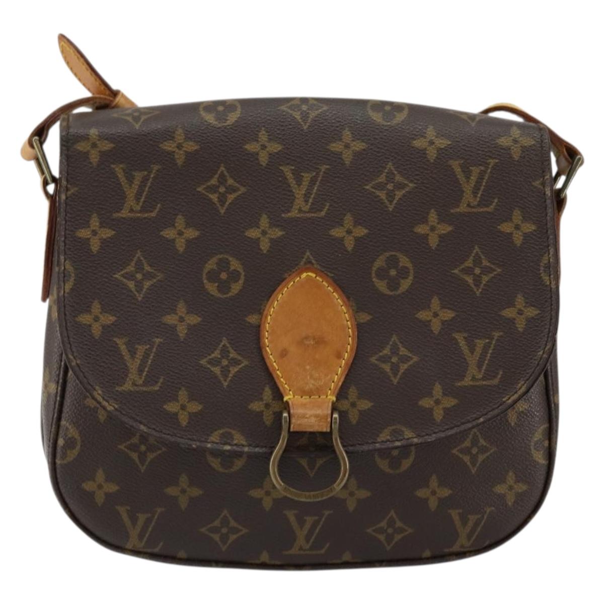 LOUIS VUITTON Monogram Saint Cloud GM Shoulder Bag M51242 LV Auth 150802