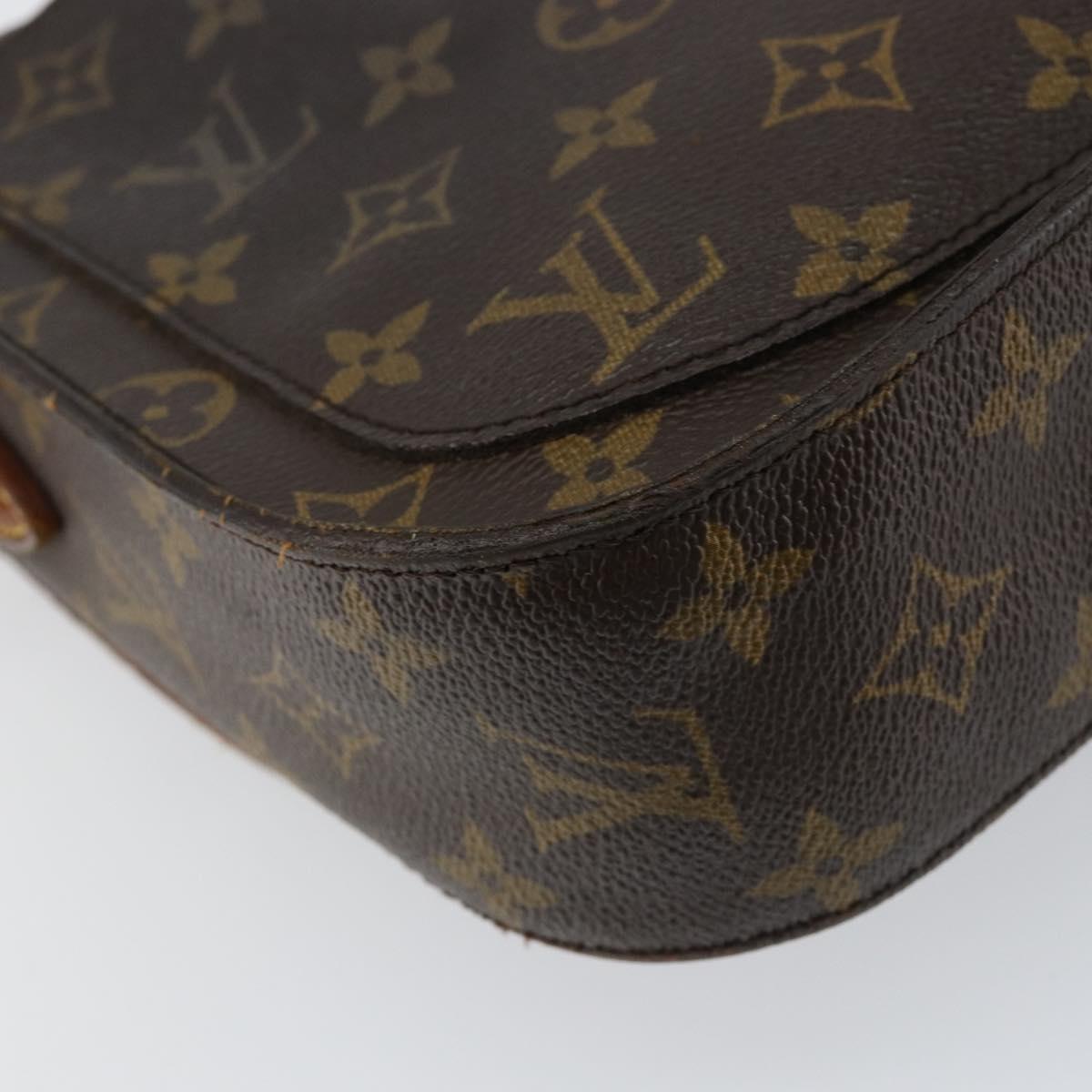 LOUIS VUITTON Monogram Saint Cloud GM Shoulder Bag M51242 LV Auth 150803