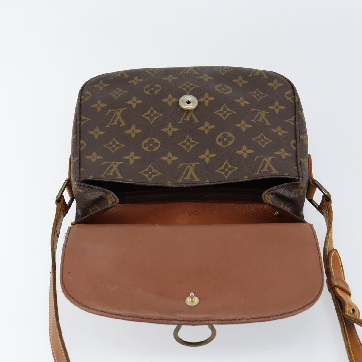 LOUIS VUITTON Monogram Saint Cloud GM Shoulder Bag M51242 LV Auth 150803