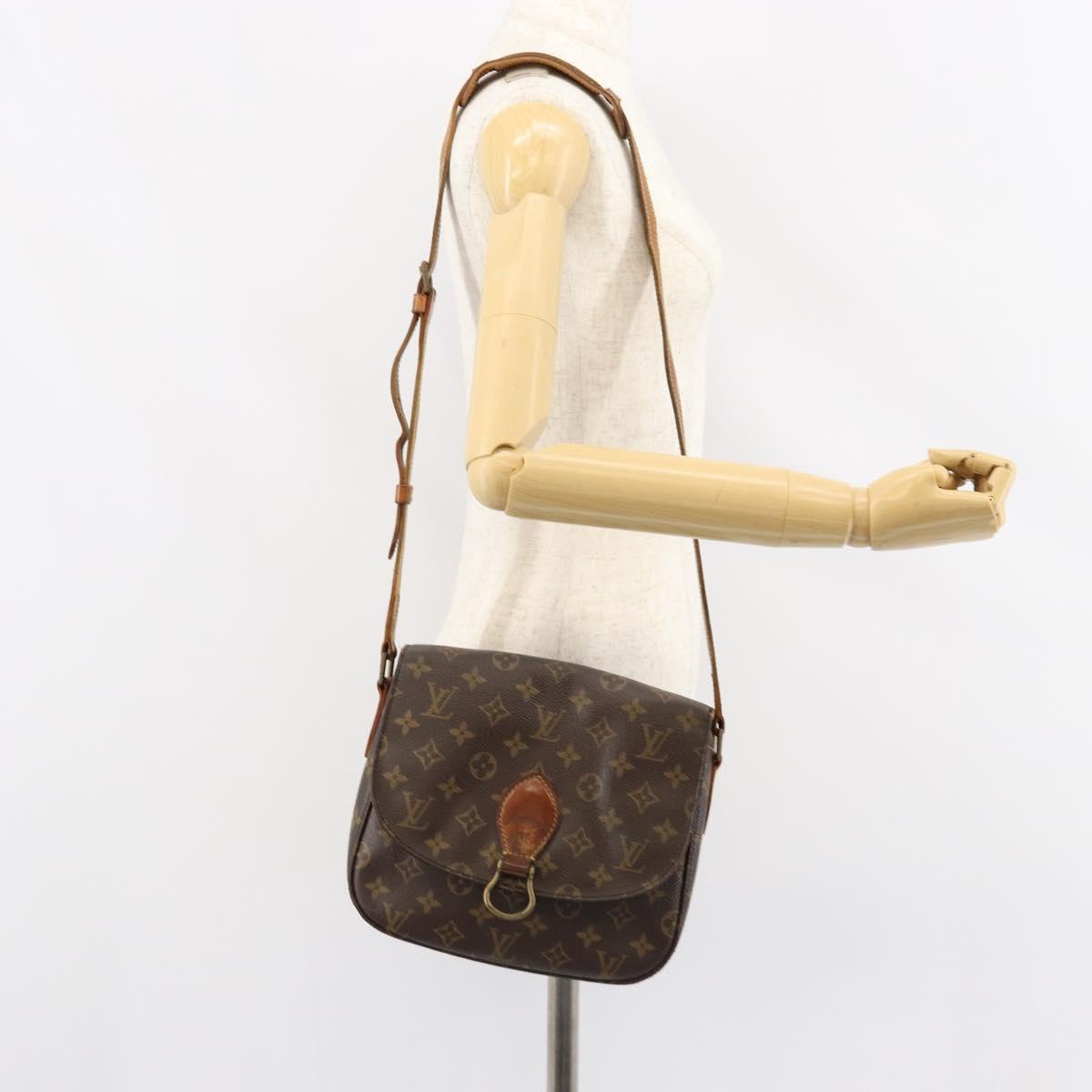 LOUIS VUITTON Monogram Saint Cloud GM Shoulder Bag M51242 LV Auth 150803