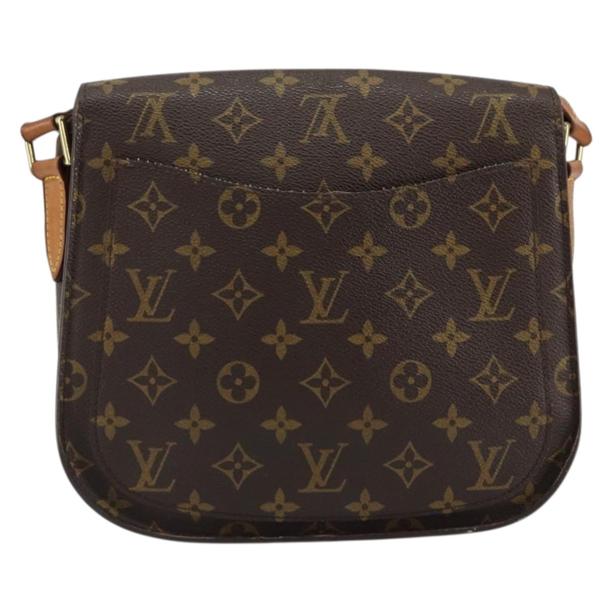 LOUIS VUITTON Monogram Saint Cloud GM Shoulder Bag M51242 LV Auth 150826