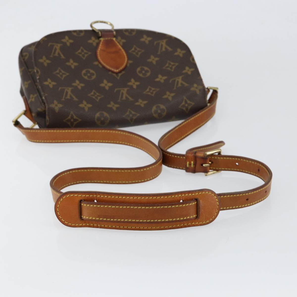 LOUIS VUITTON Monogram Saint Cloud GM Shoulder Bag M51242 LV Auth 150826