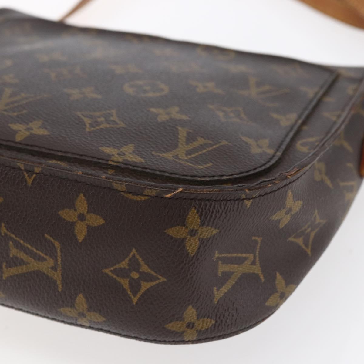LOUIS VUITTON Monogram Saint Cloud GM Shoulder Bag M51242 LV Auth 150831