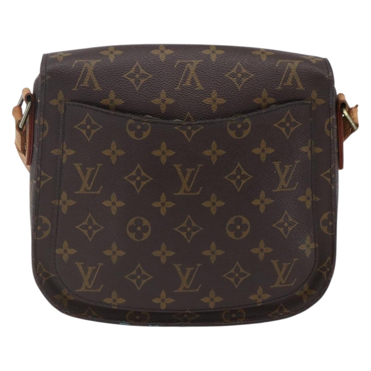 LOUIS VUITTON Monogram Saint Cloud GM Shoulder Bag M51242 LV Auth 150831