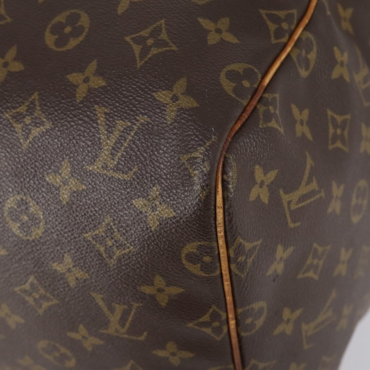 LOUIS VUITTON Monogram Keepall 55 Boston Bag M41424 LV Auth 150835