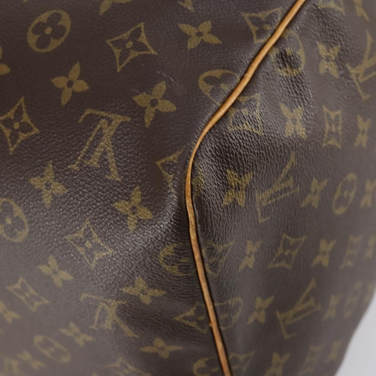 LOUIS VUITTON Monogram Keepall 55 Boston Bag M41424 LV Auth 150835