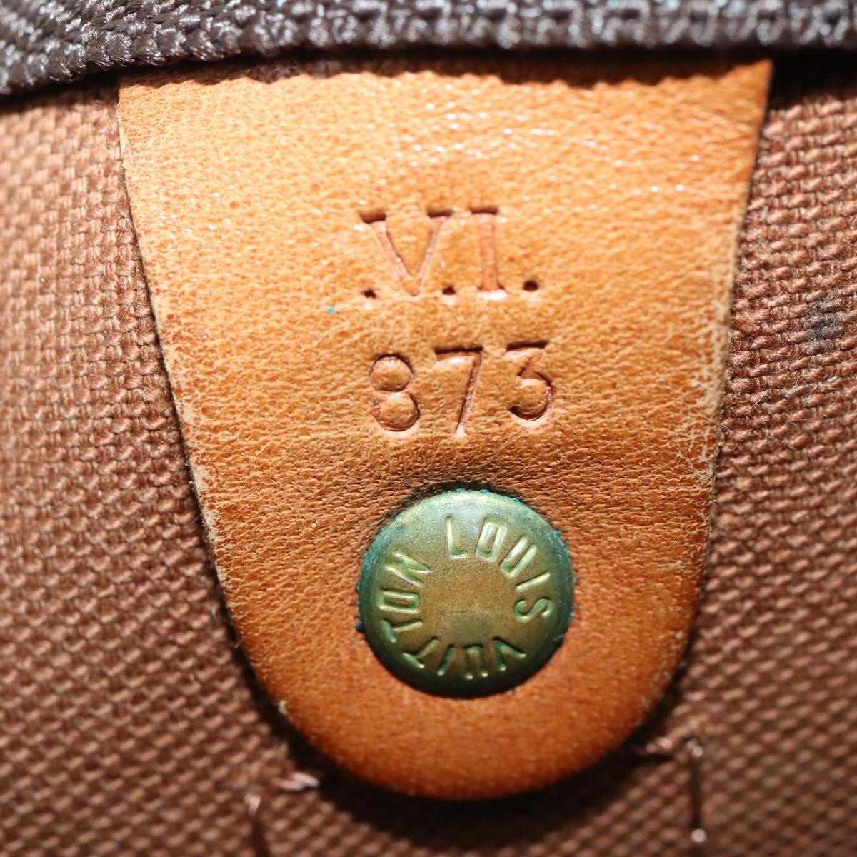 LOUIS VUITTON Monogram Keepall 55 Boston Bag M41424 LV Auth 150835