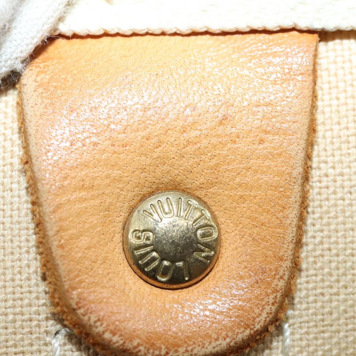 LOUIS VUITTON Damier Azur Keepall Bandouliere 55 Boston Bag N41429 Auth 150852