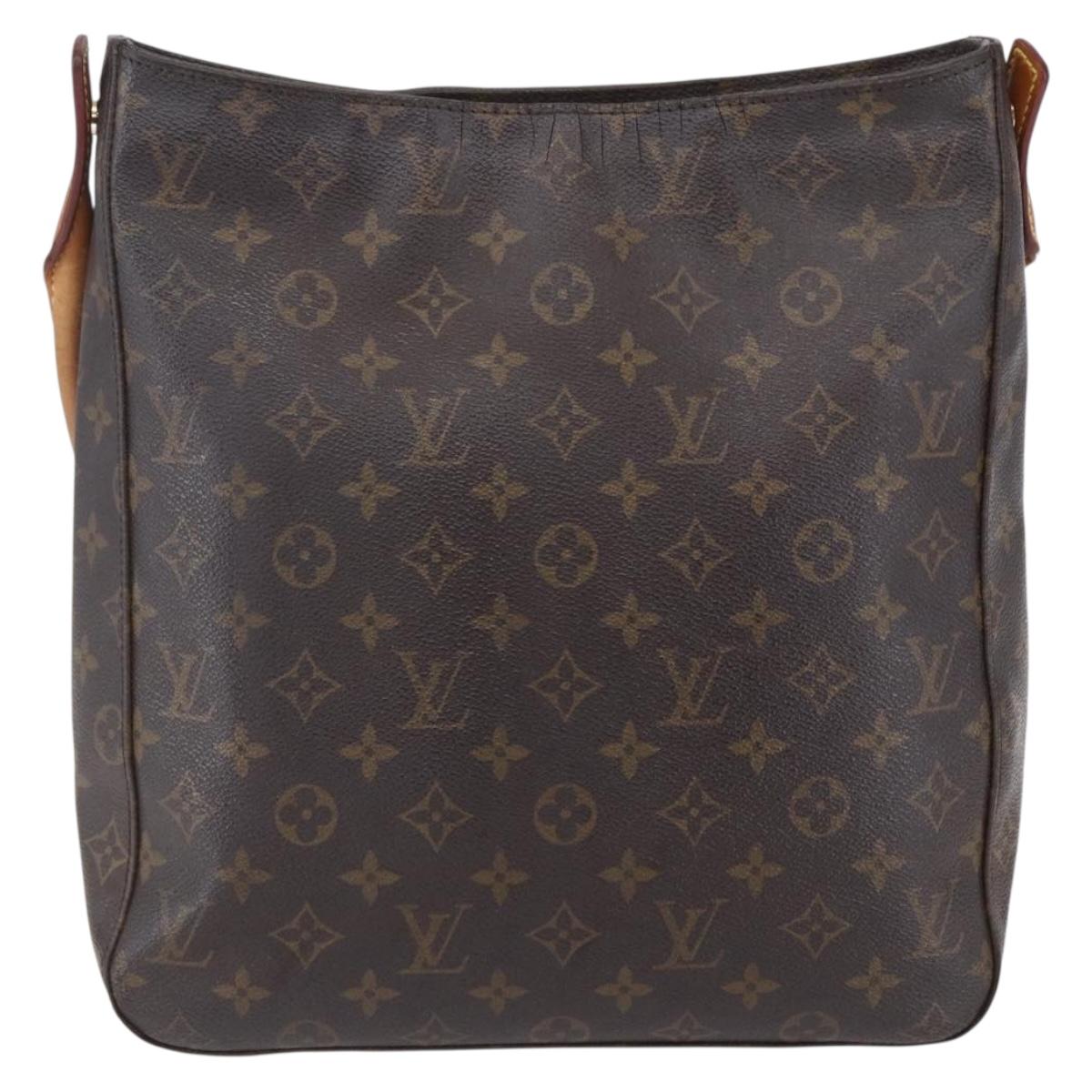 LOUIS VUITTON Monogram Looping GM Shoulder Bag M51145 LV Auth 150853