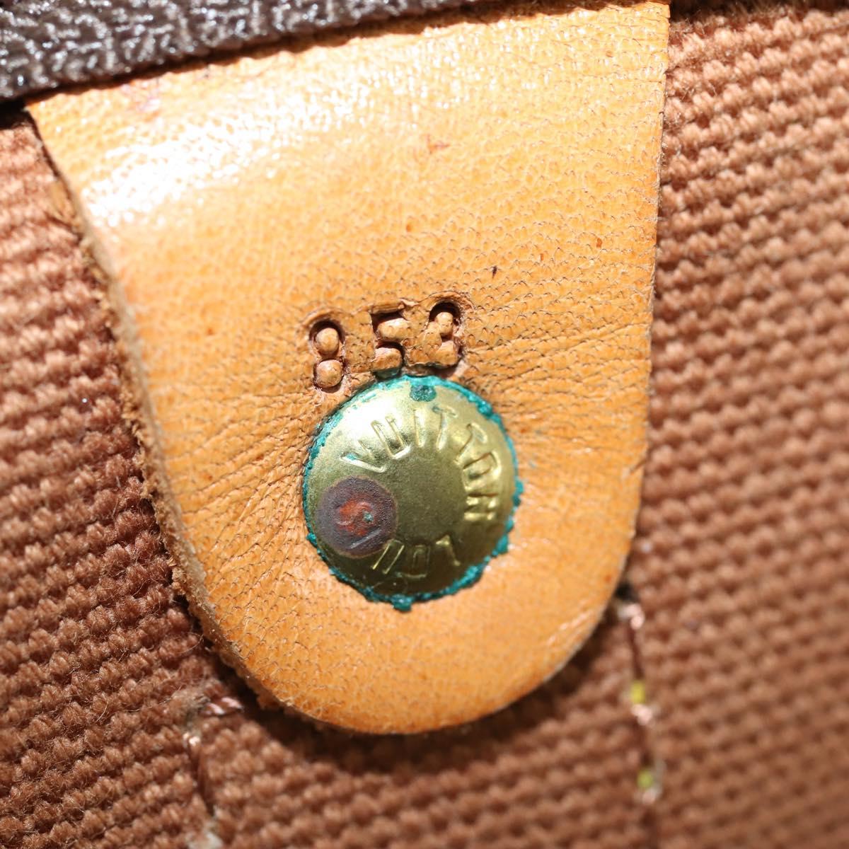 LOUIS VUITTON Monogram Keepall 55 Boston Bag M41424 LV Auth 150854