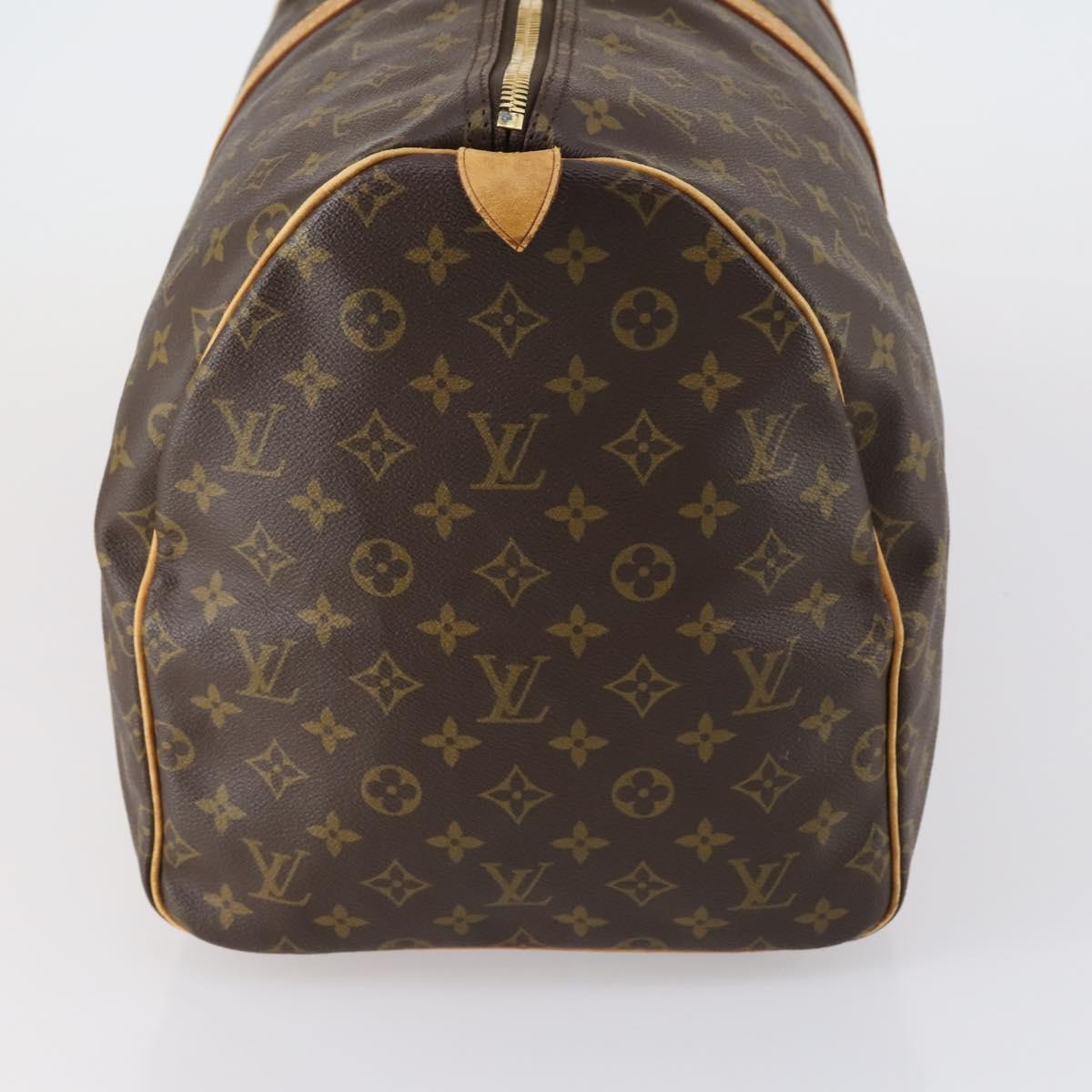 LOUIS VUITTON Monogram Keepall 55 Boston Bag M41424 LV Auth 150854