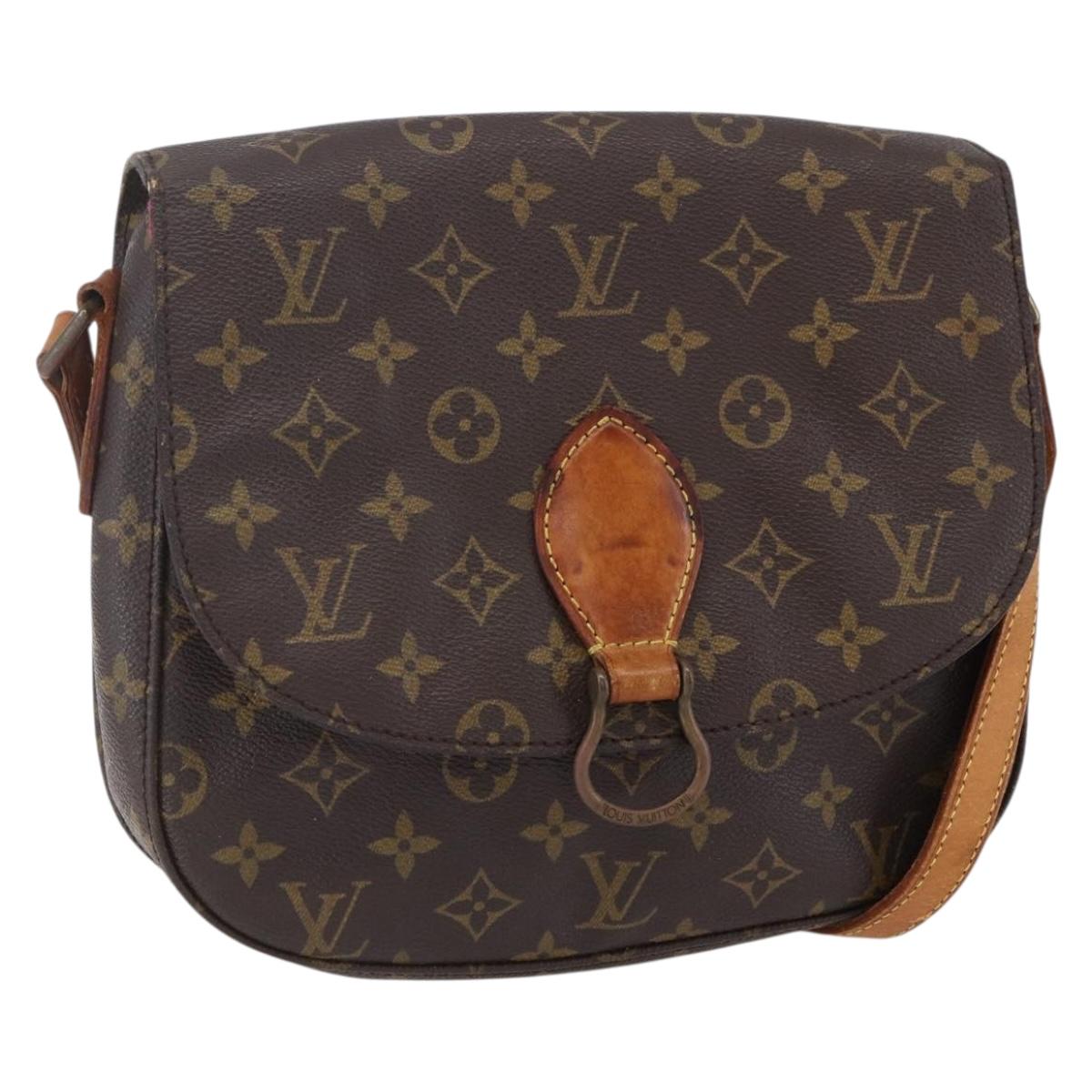 LOUIS VUITTON Monogram Saint Cloud GM Shoulder Bag M51242 LV Auth 150856