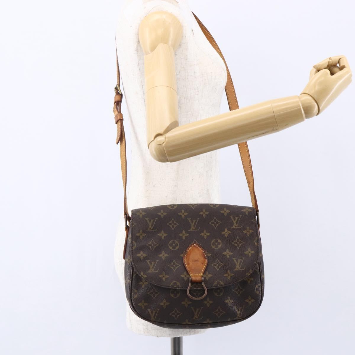 LOUIS VUITTON Monogram Saint Cloud GM Shoulder Bag M51242 LV Auth 150856