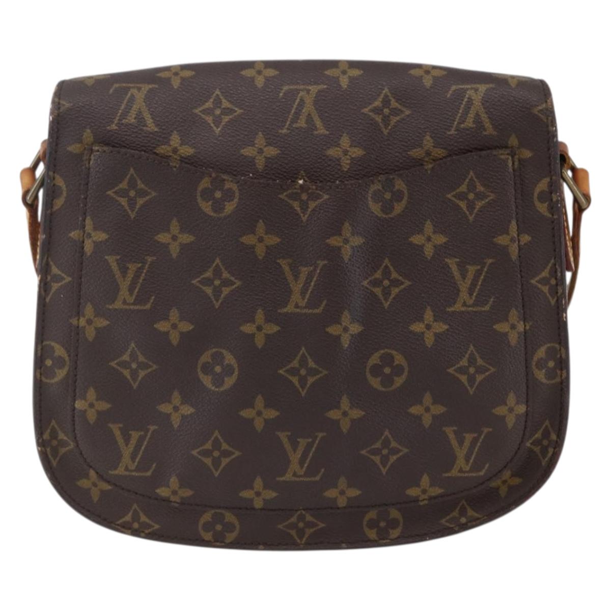 LOUIS VUITTON Monogram Saint Cloud GM Shoulder Bag M51242 LV Auth 150856