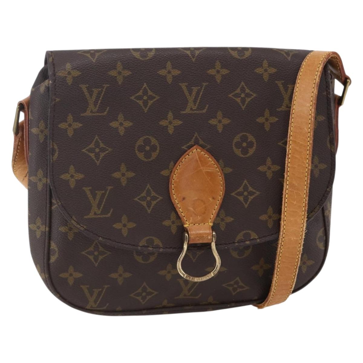LOUIS VUITTON Monogram Saint Cloud GM Shoulder Bag M51242 LV Auth 150858