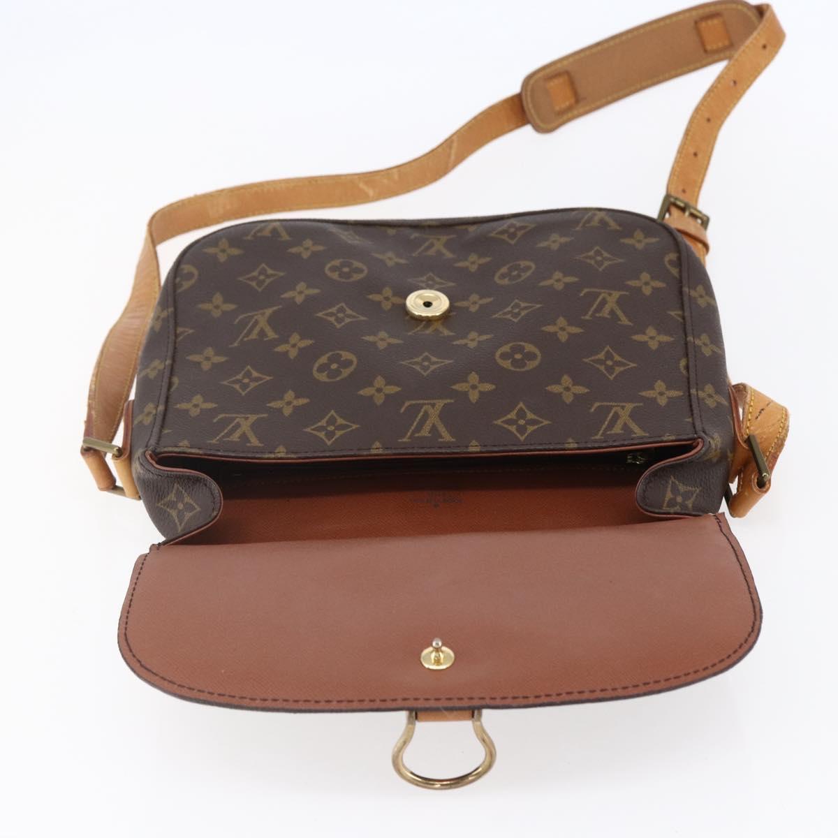 LOUIS VUITTON Monogram Saint Cloud GM Shoulder Bag M51242 LV Auth 150858