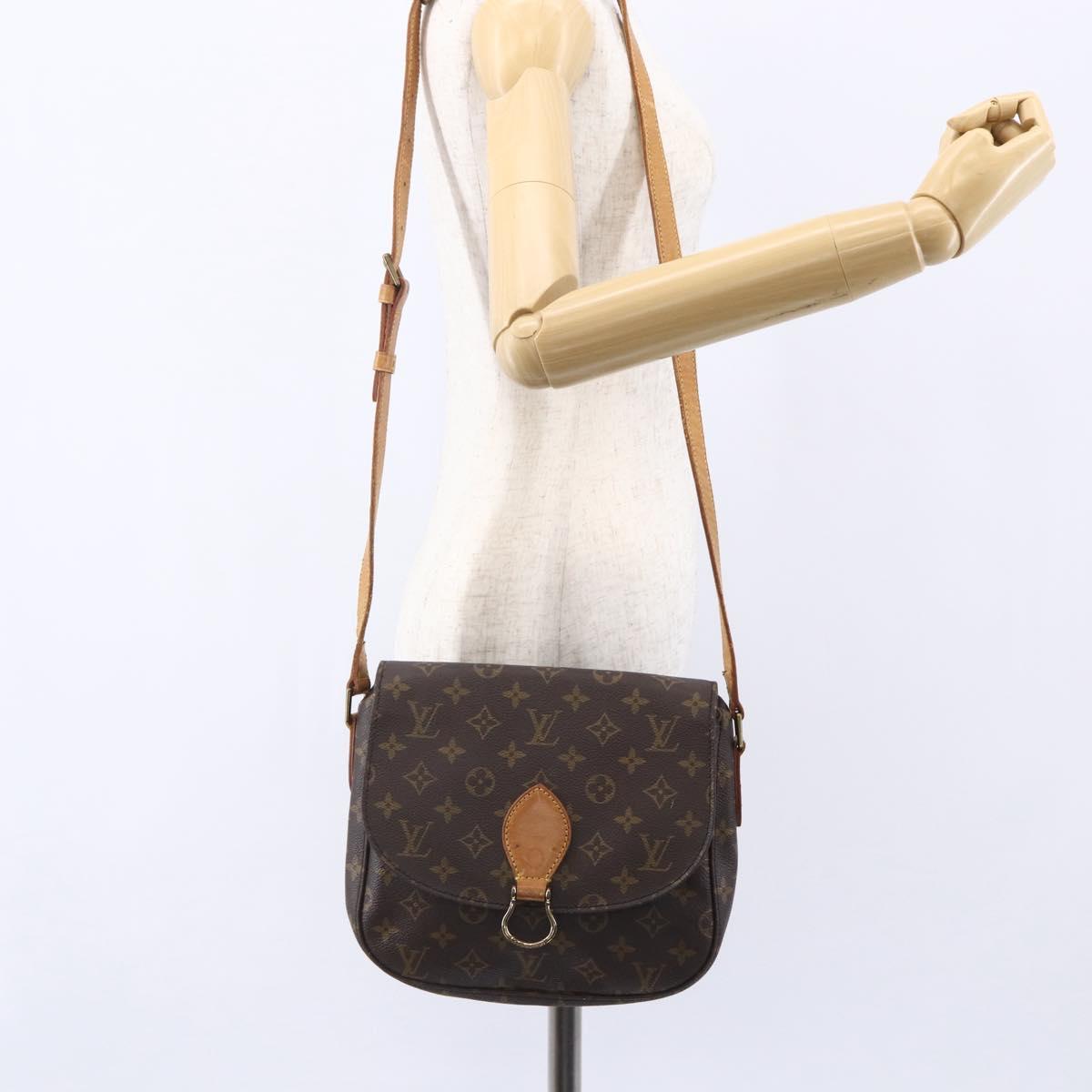 LOUIS VUITTON Monogram Saint Cloud GM Shoulder Bag M51242 LV Auth 150858