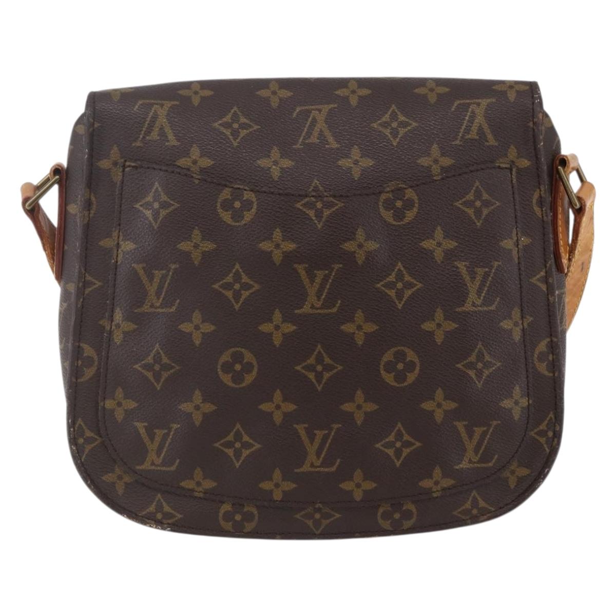 LOUIS VUITTON Monogram Saint Cloud GM Shoulder Bag M51242 LV Auth 150858