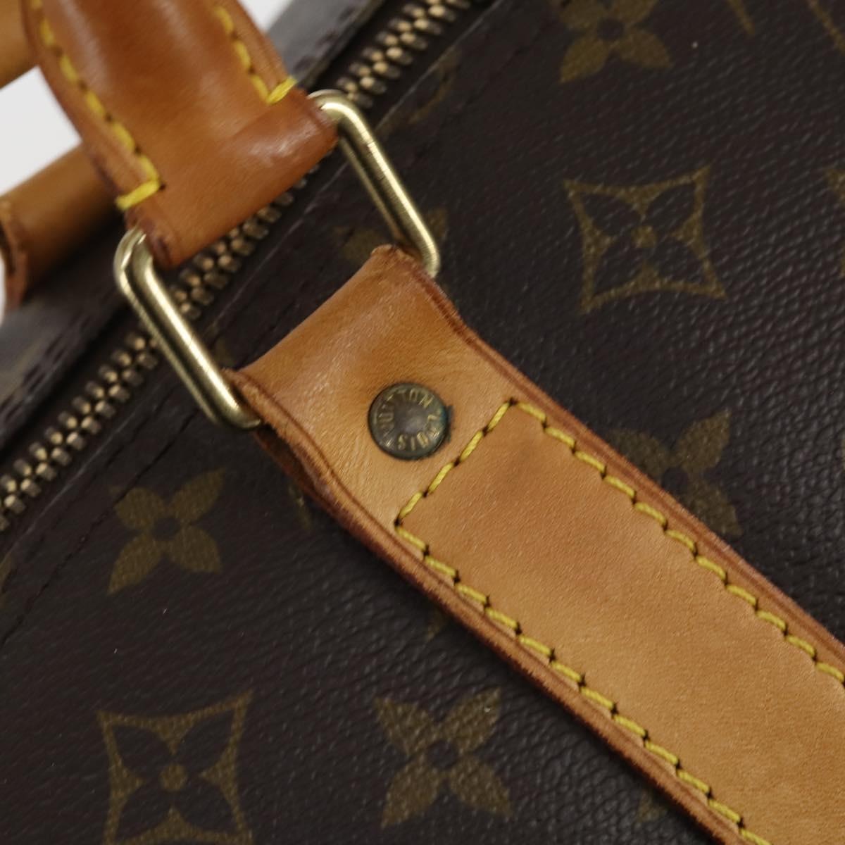 LOUIS VUITTON Monogram Keepall Bandouliere 60 Boston Bag M41412 LV Auth 150861