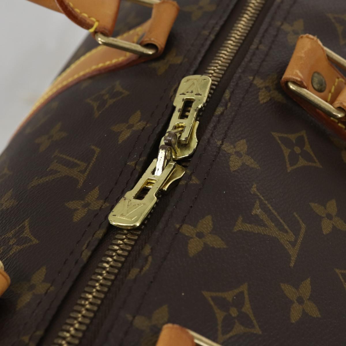 LOUIS VUITTON Monogram Keepall Bandouliere 60 Boston Bag M41412 LV Auth 150861