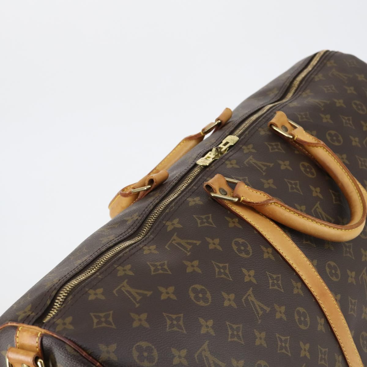 LOUIS VUITTON Monogram Keepall Bandouliere 60 Boston Bag M41412 LV Auth 150861