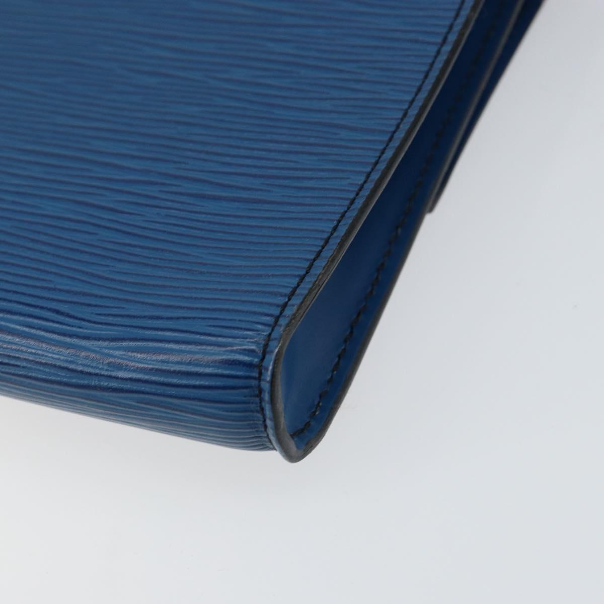 LOUIS VUITTON Epi Pochette Arche Shoulder Bag Blue M52575 LV Auth 150866