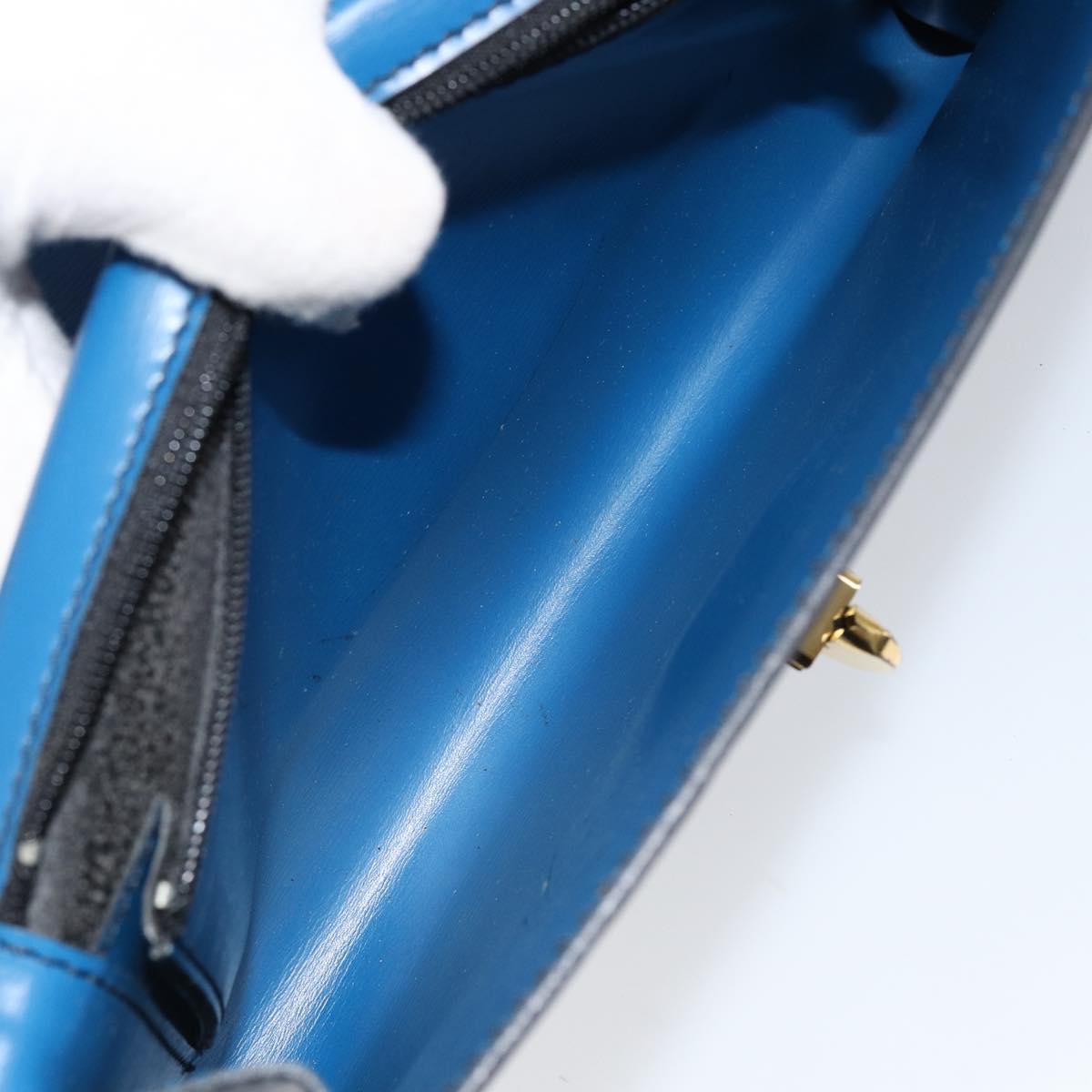 LOUIS VUITTON Epi Pochette Arche Shoulder Bag Blue M52575 LV Auth 150866