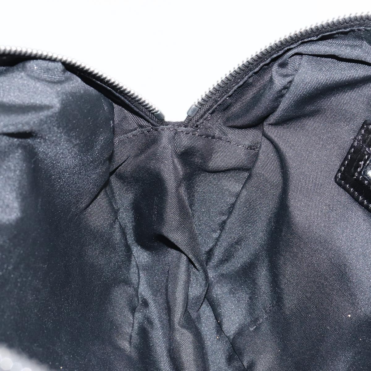 FENDI Zucca Canvas Tote Bag Black Brown Auth 150868