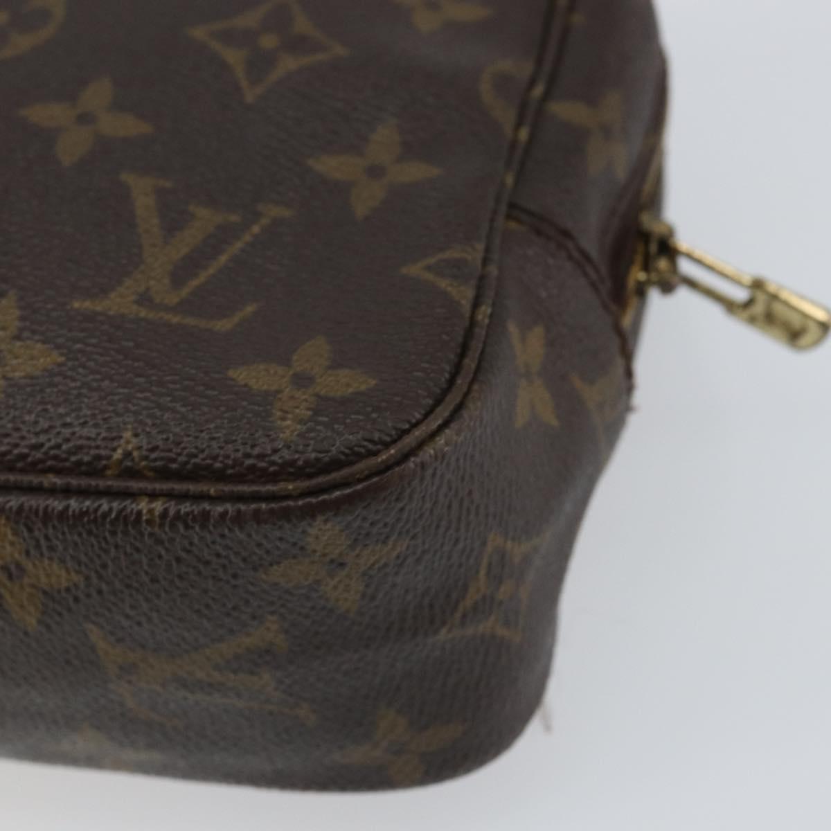 LOUIS VUITTON Monogram Trousse Toilette 23 Clutch Bag M47524 LV Auth 150884