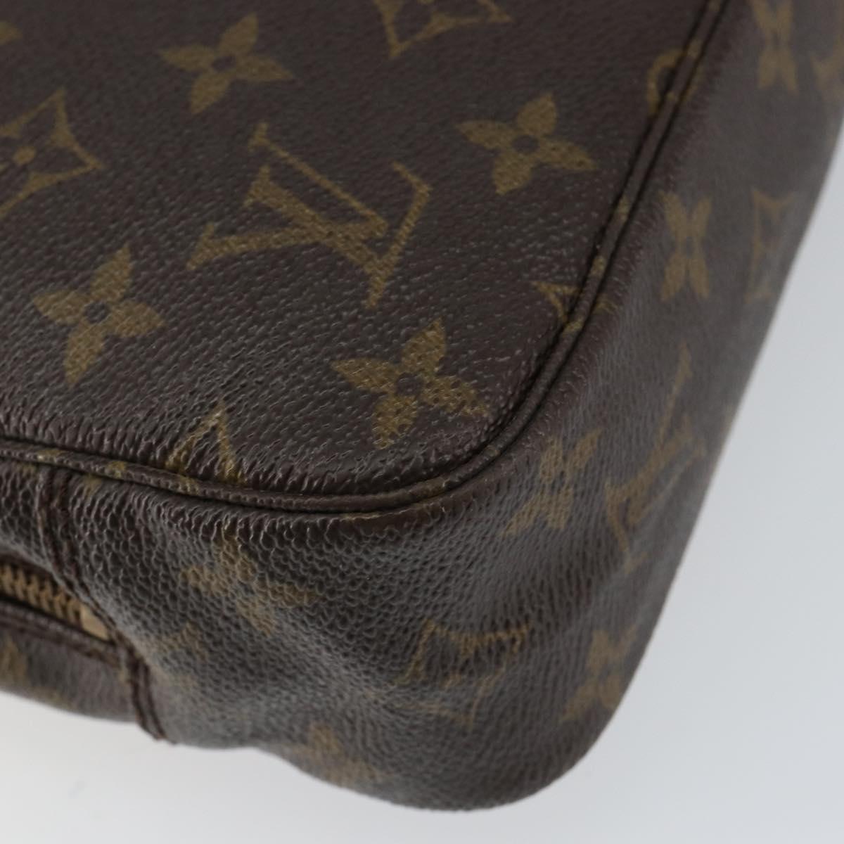 LOUIS VUITTON Monogram Trousse Toilette 23 Clutch Bag M47524 LV Auth 150884