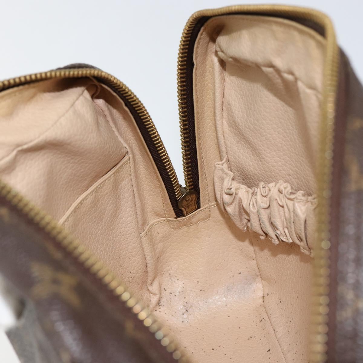 LOUIS VUITTON Monogram Trousse Toilette 23 Clutch Bag M47524 LV Auth 150884