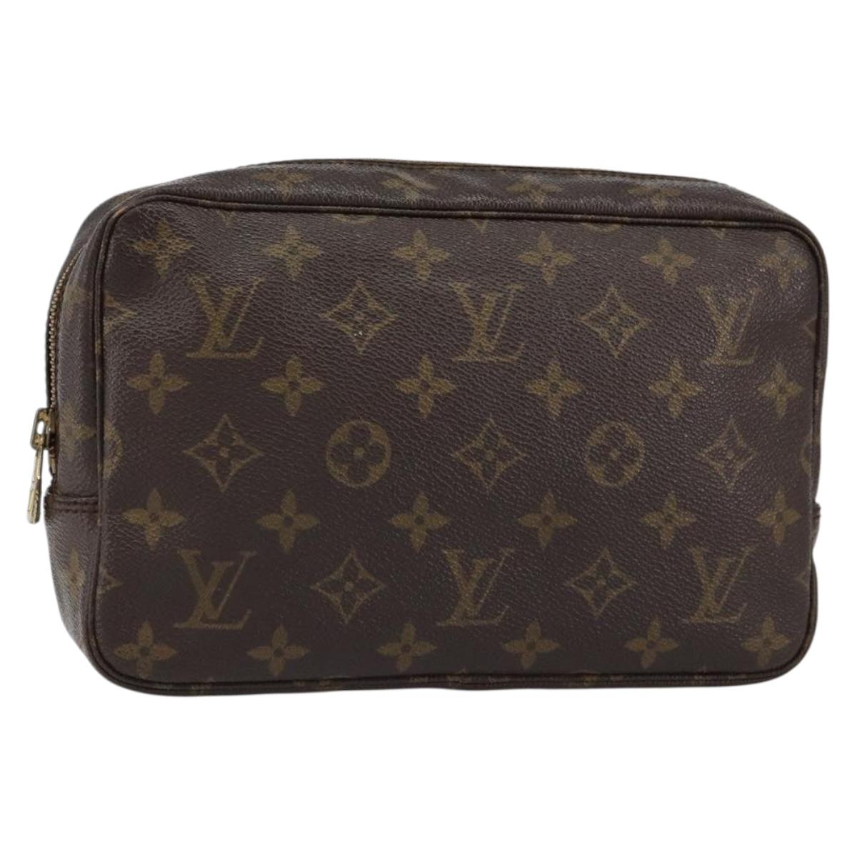 LOUIS VUITTON Monogram Trousse Toilette 23 Clutch Bag M47524 LV Auth 150884