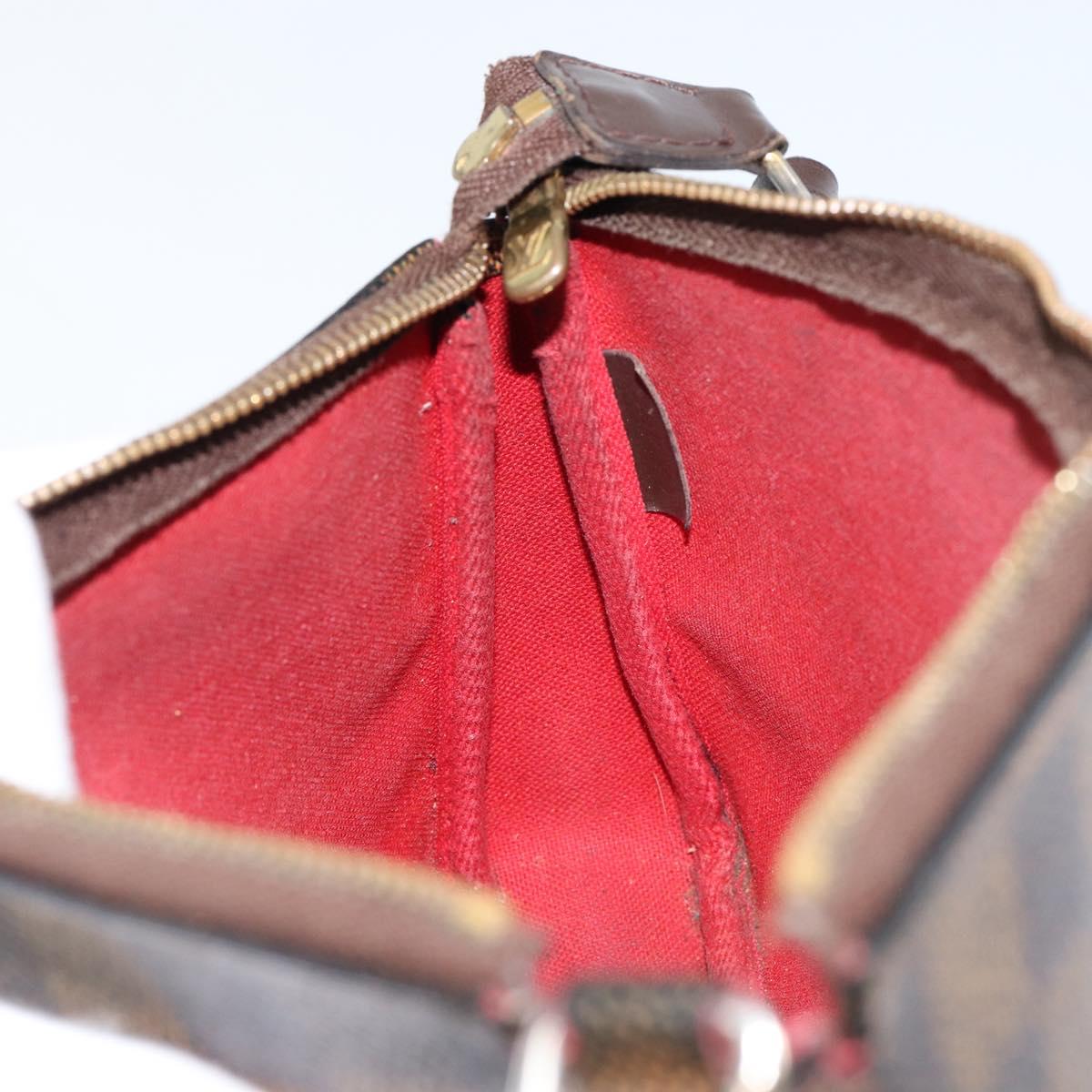 LOUIS VUITTON Damier Ebene Pochette Accessoires Pouch N41206 LV Auth 150892