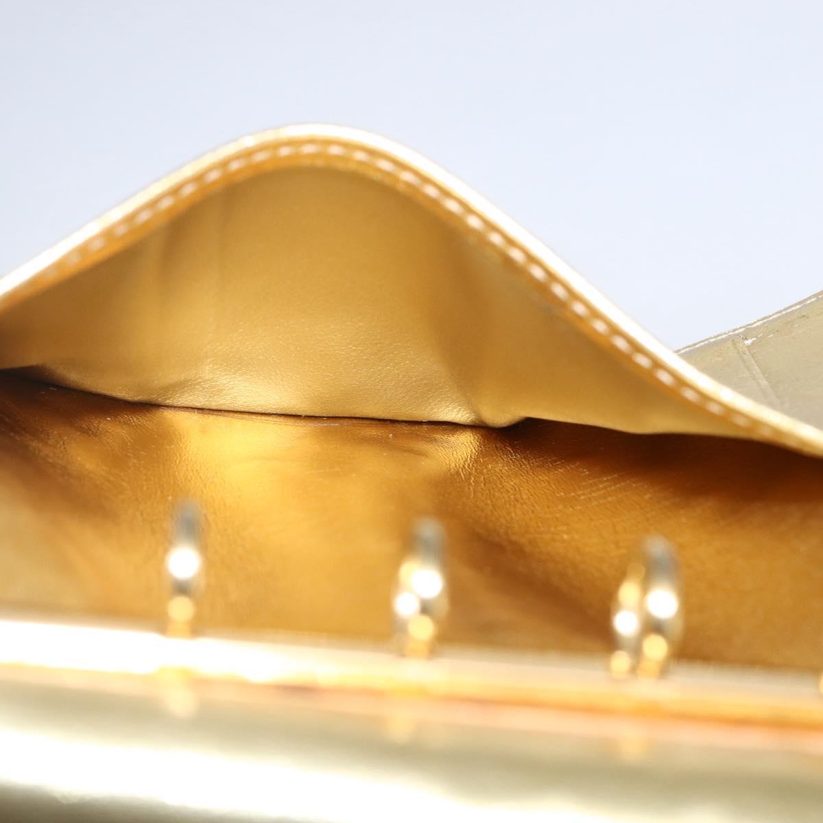 LOUIS VUITTON Miroir Agenda PM Day Planner Cover Gold R20962 LV Auth 150895