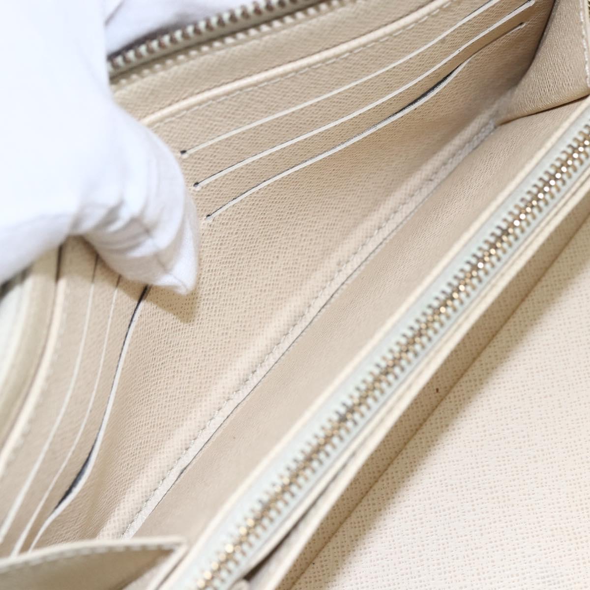 LOUIS VUITTON Damier Azur Zippy Organizer Long Wallet N60012 LV Auth 150896