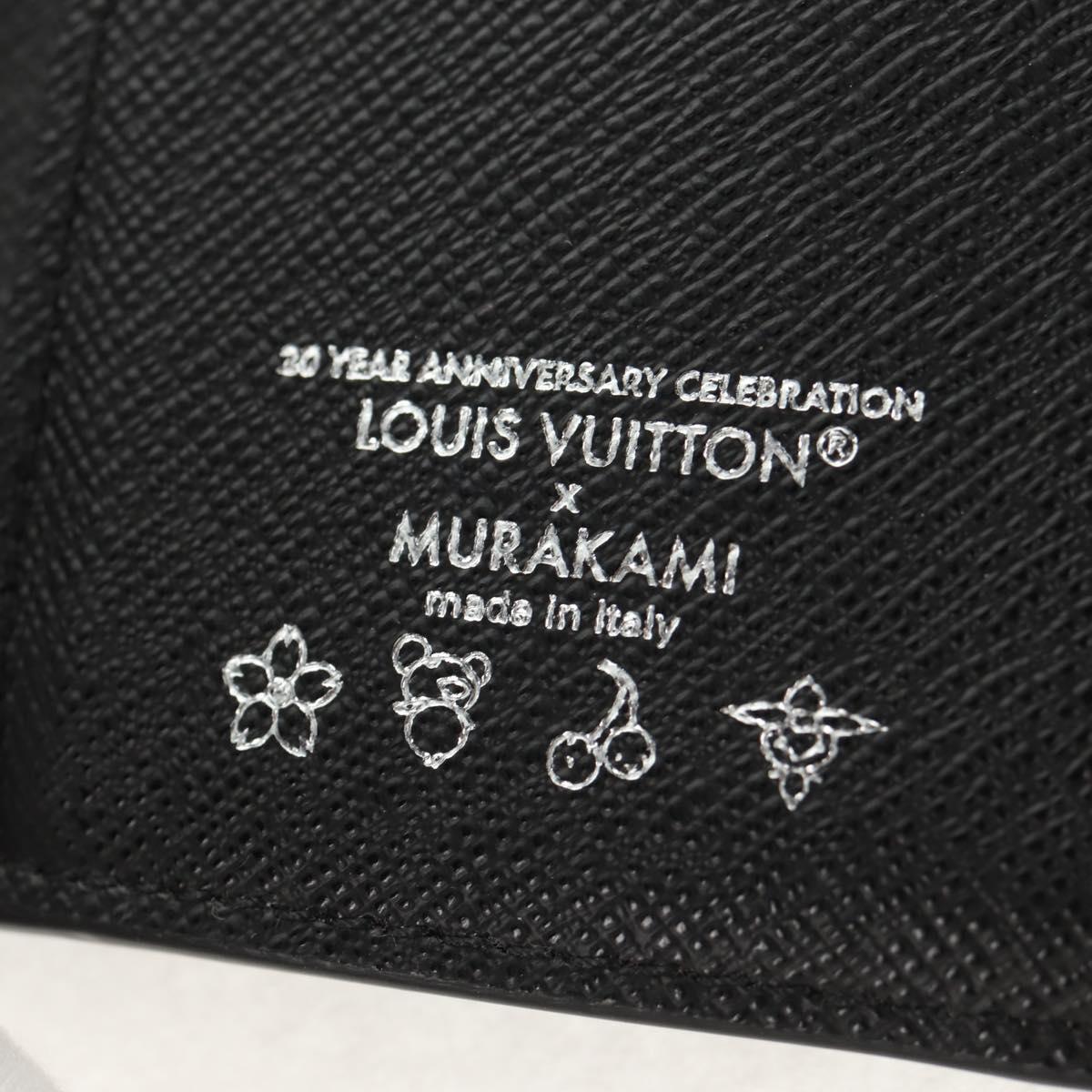 LOUIS VUITTON Multicolor Portefeuille Victorine Wallet Black M14163 Auth 150899M