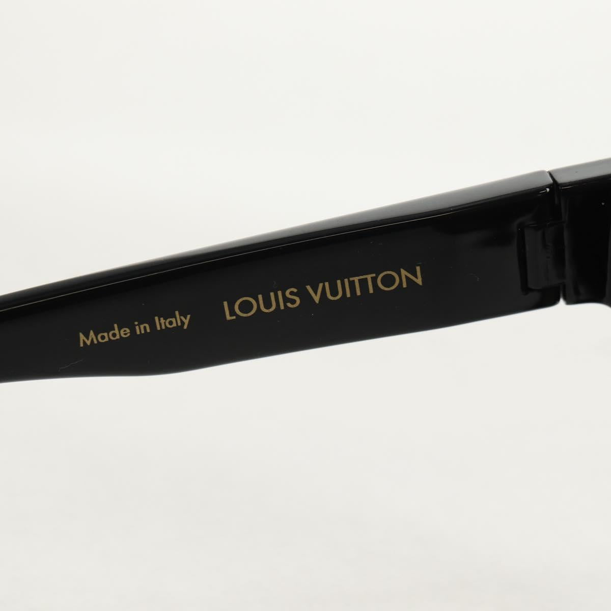 LOUIS VUITTON LV Shadow Sunglasses plastic Black Z1843U LV Auth 150902M