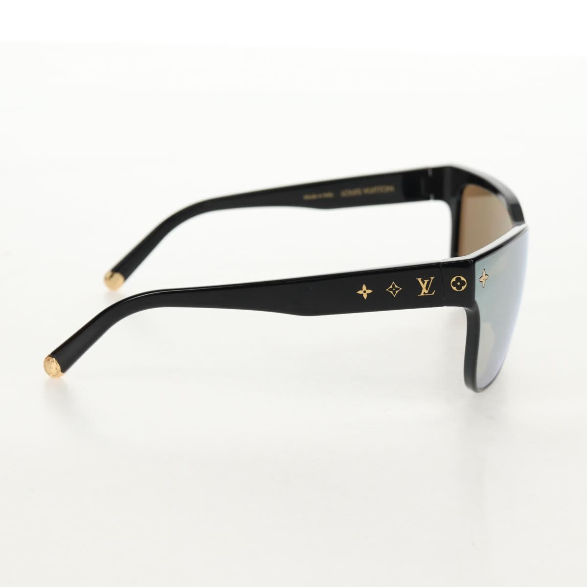 LOUIS VUITTON LV Shadow Sunglasses plastic Black Z1843U LV Auth 150902M