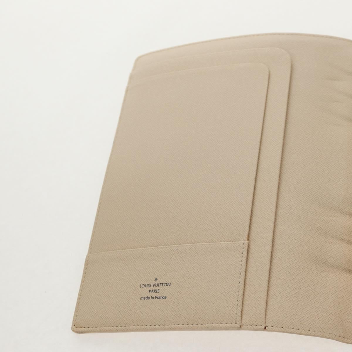 LOUIS VUITTON Damier Azur Agenda GM Day Planner Cover R20708 LV Auth 150903SAV