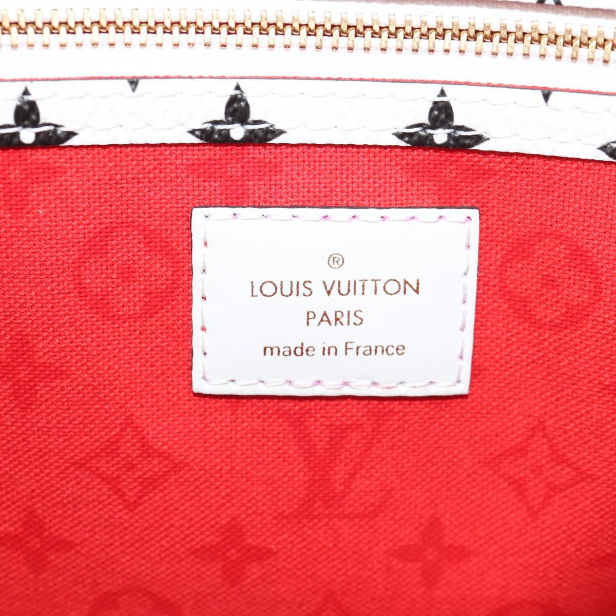 LOUIS VUITTON Giant Crafty Keepall Bandouliere 45 Bag M45472 LV Auth 150912SM