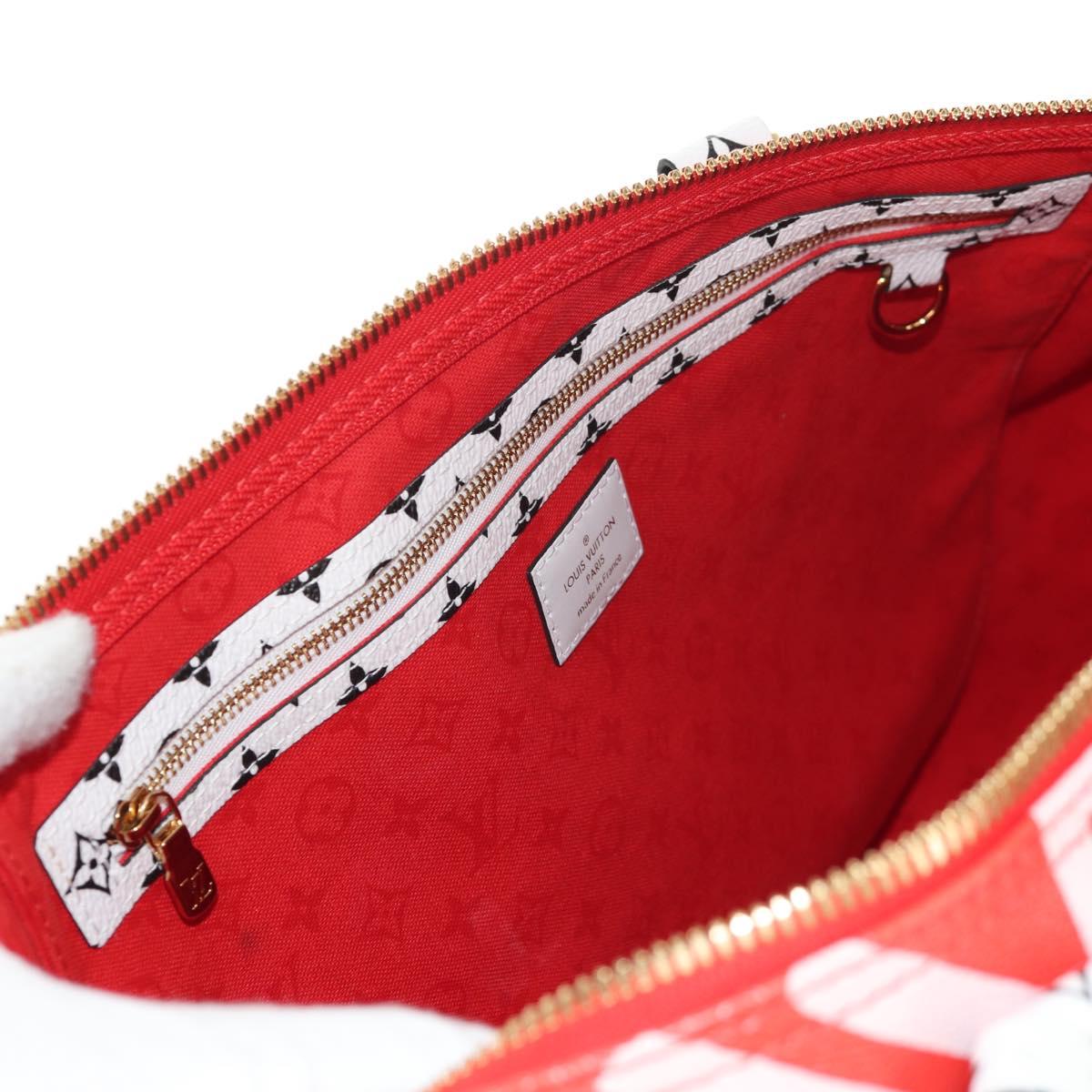 LOUIS VUITTON Giant Crafty Keepall Bandouliere 45 Bag M45472 LV Auth 150912SM