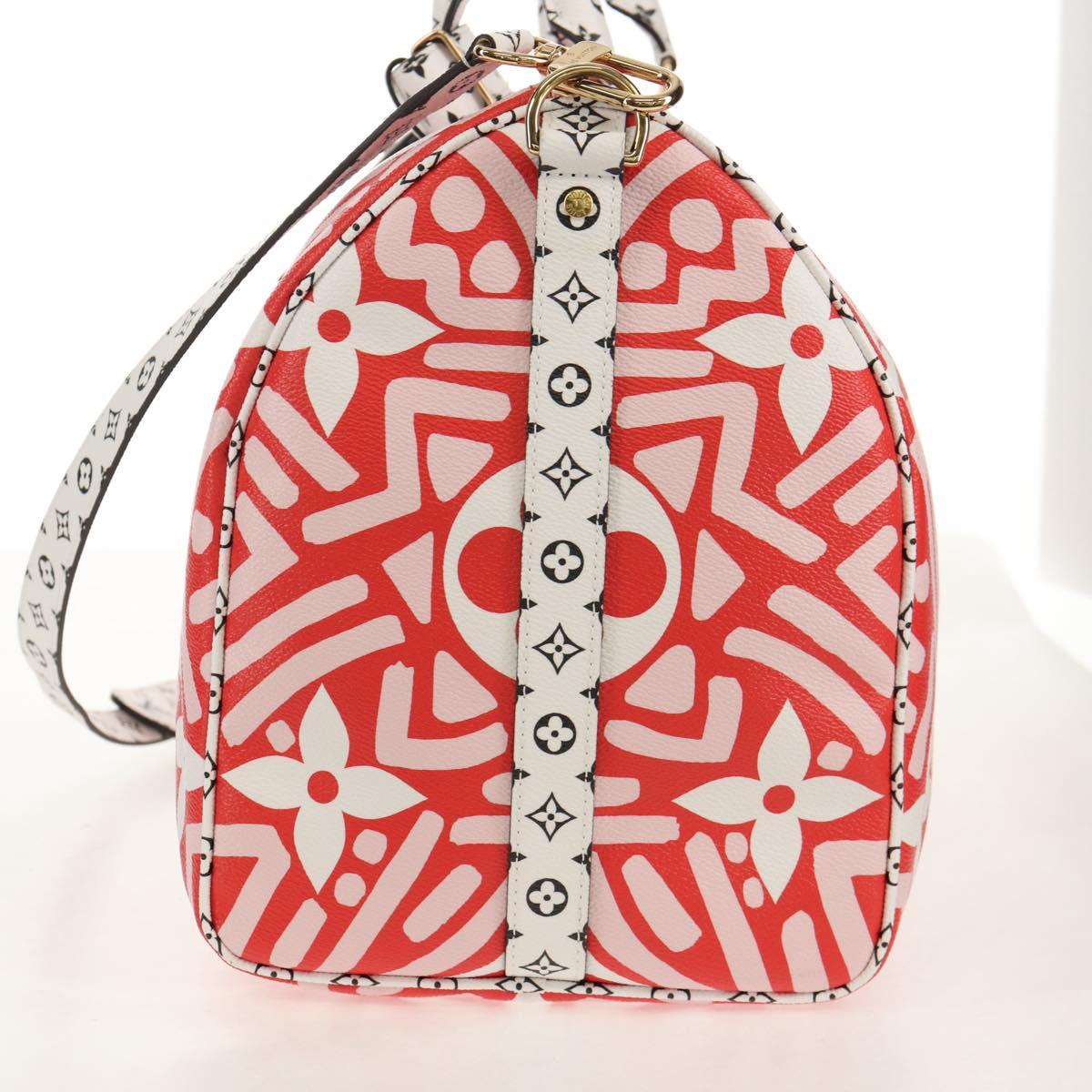 LOUIS VUITTON Giant Crafty Keepall Bandouliere 45 Bag M45472 LV Auth 150912SM