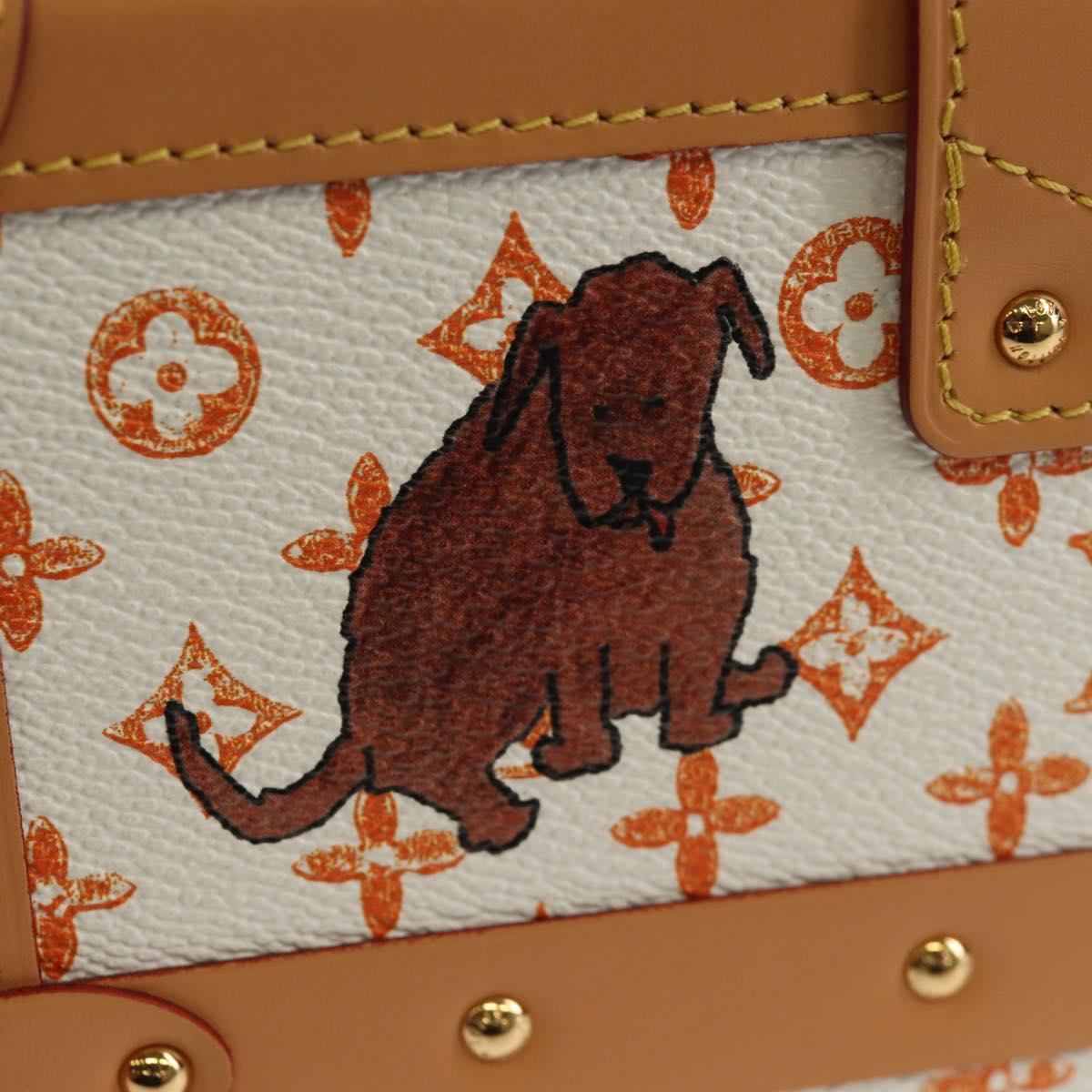 LOUIS VUITTON Catgram Petite Mar Shoulder Bag White M44407 LV Auth 150916SM