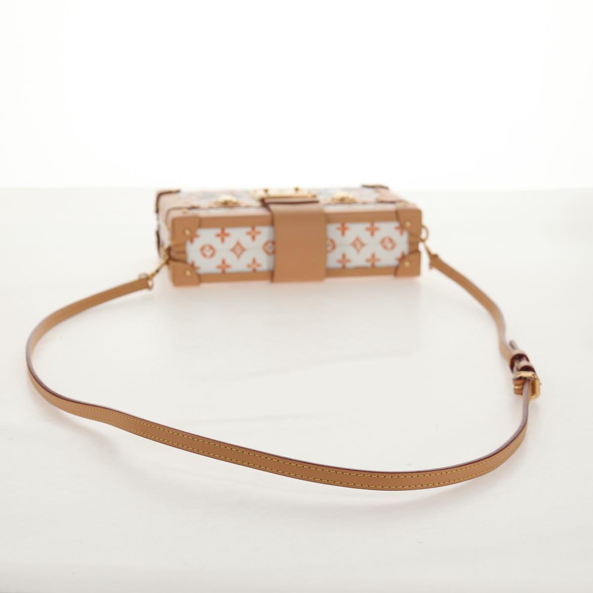 LOUIS VUITTON Catgram Petite Mar Shoulder Bag White M44407 LV Auth 150916SM