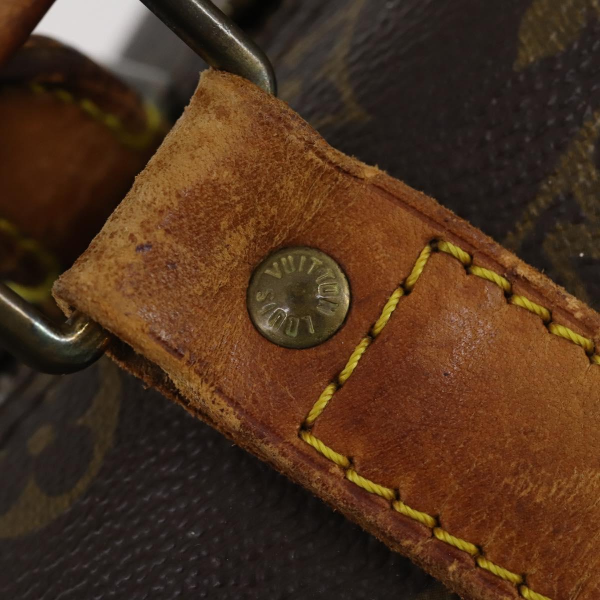 LOUIS VUITTON Monogram Keepall Bandouliere 45 Boston Bag M41418 LV Auth 150923