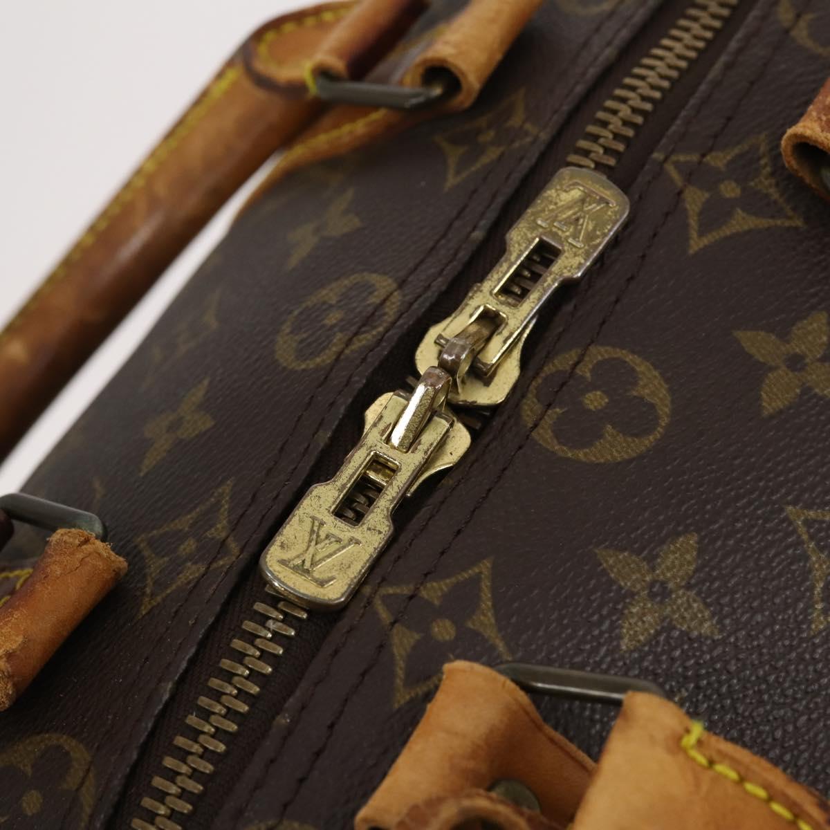 LOUIS VUITTON Monogram Keepall Bandouliere 45 Boston Bag M41418 LV Auth 150923