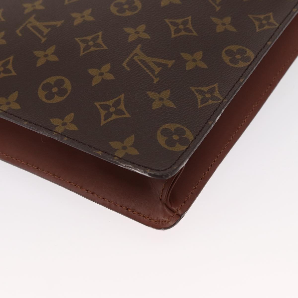 LOUIS VUITTON Monogram Porte Documents Bandouliere Bag M53338 LV Auth 150924